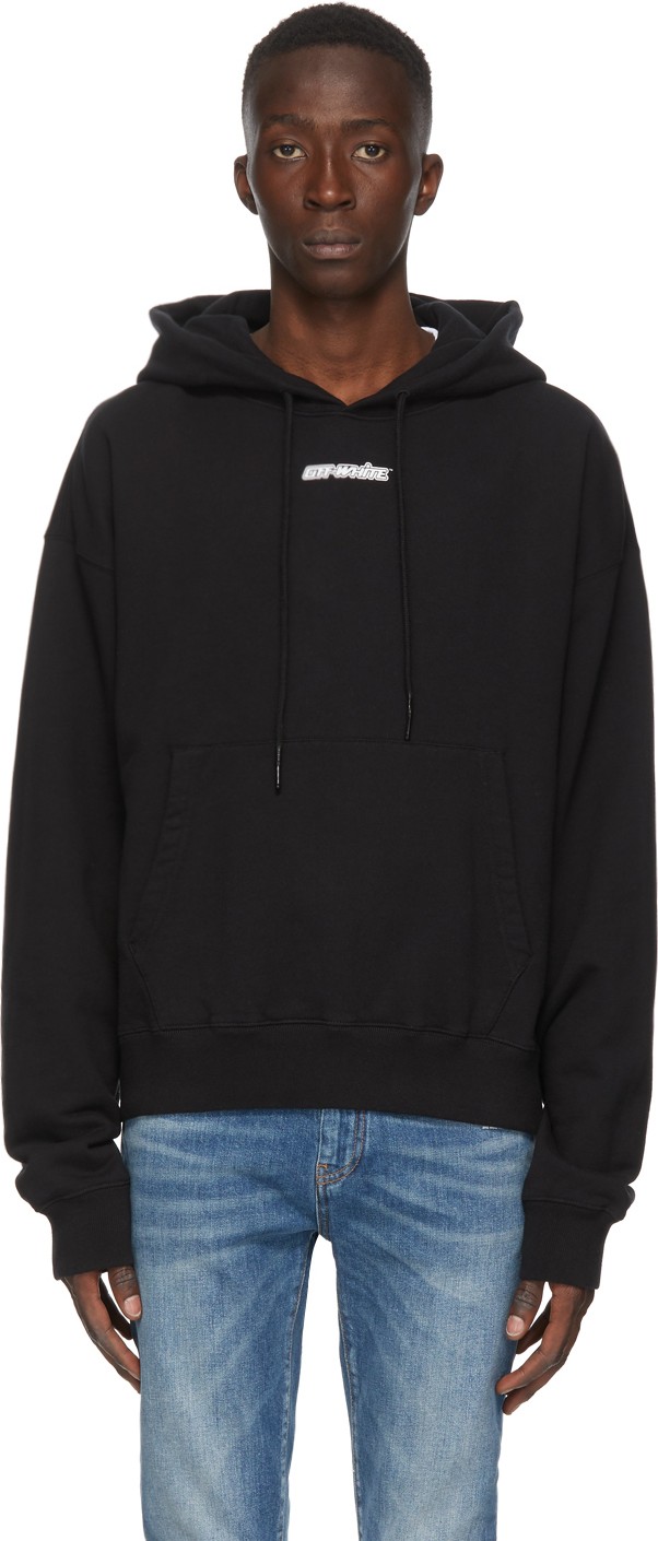 Off White Black Marker Arrows Hoodie