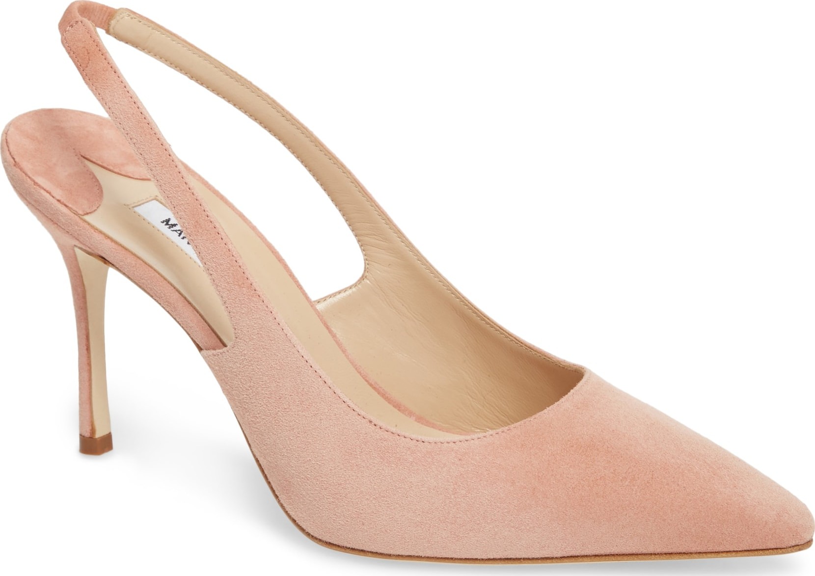 Manolo Blahnik Allura Slingback Pointy Toe Pump
