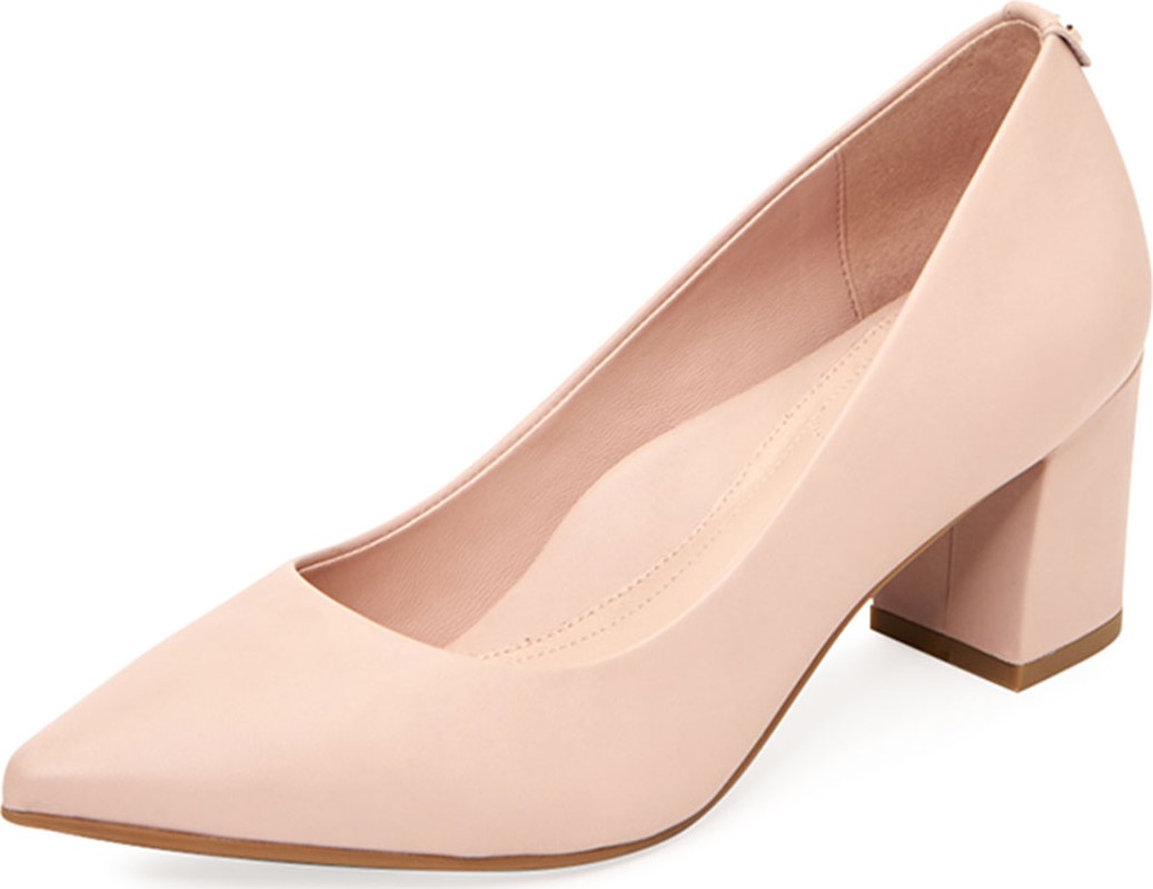 Taryn Rose Madline Leather Pointed Pumps