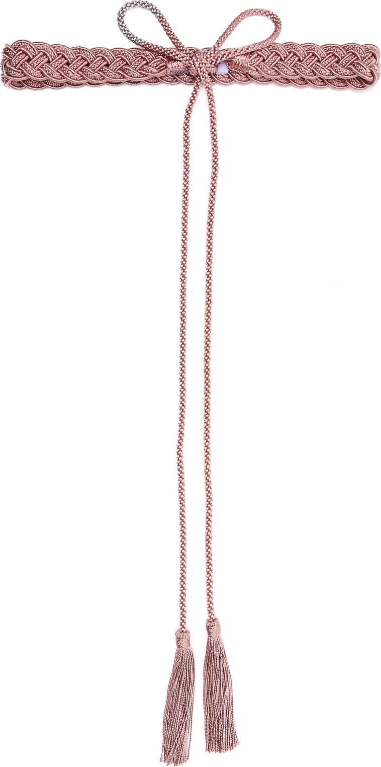 Thierry Colson Rope braided satin belt