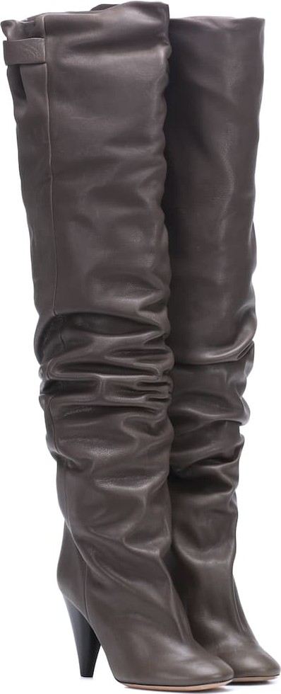 Isabel Marant Lacine over-the-knee leather boots