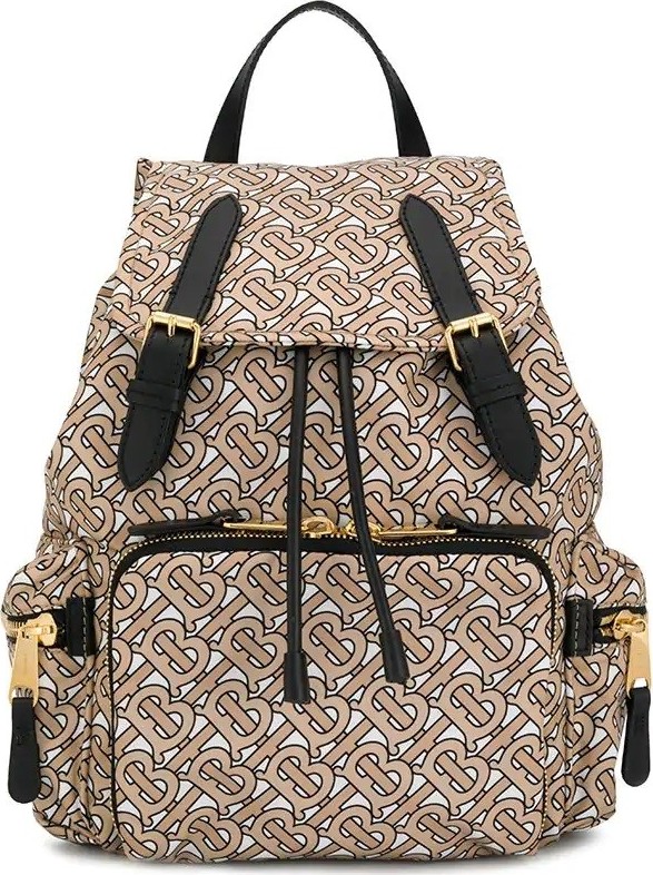 Burberry London England The Medium Rucksack in Monogram Print Nylon