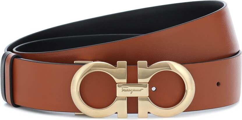 Salvatore Ferragamo Gancini reversible leather belt Salvatore Ferragamo Gancini reversible leather belt
