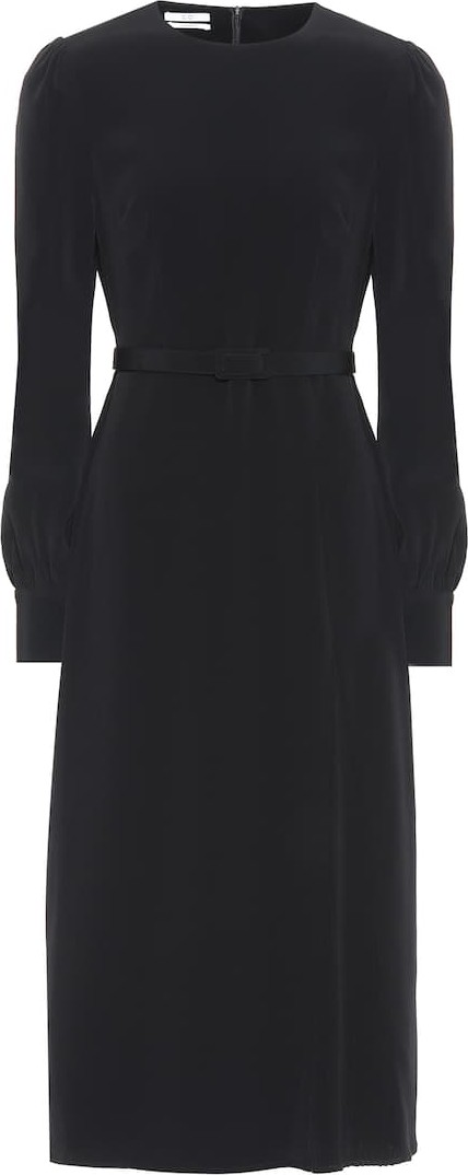 Co Stretch-crêpe midi dress