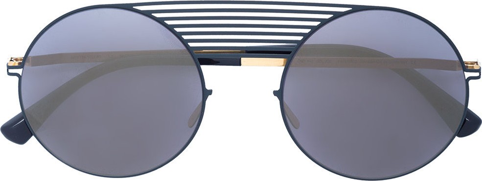 Thierry Lasry Stormy round frame aviator sunglasses