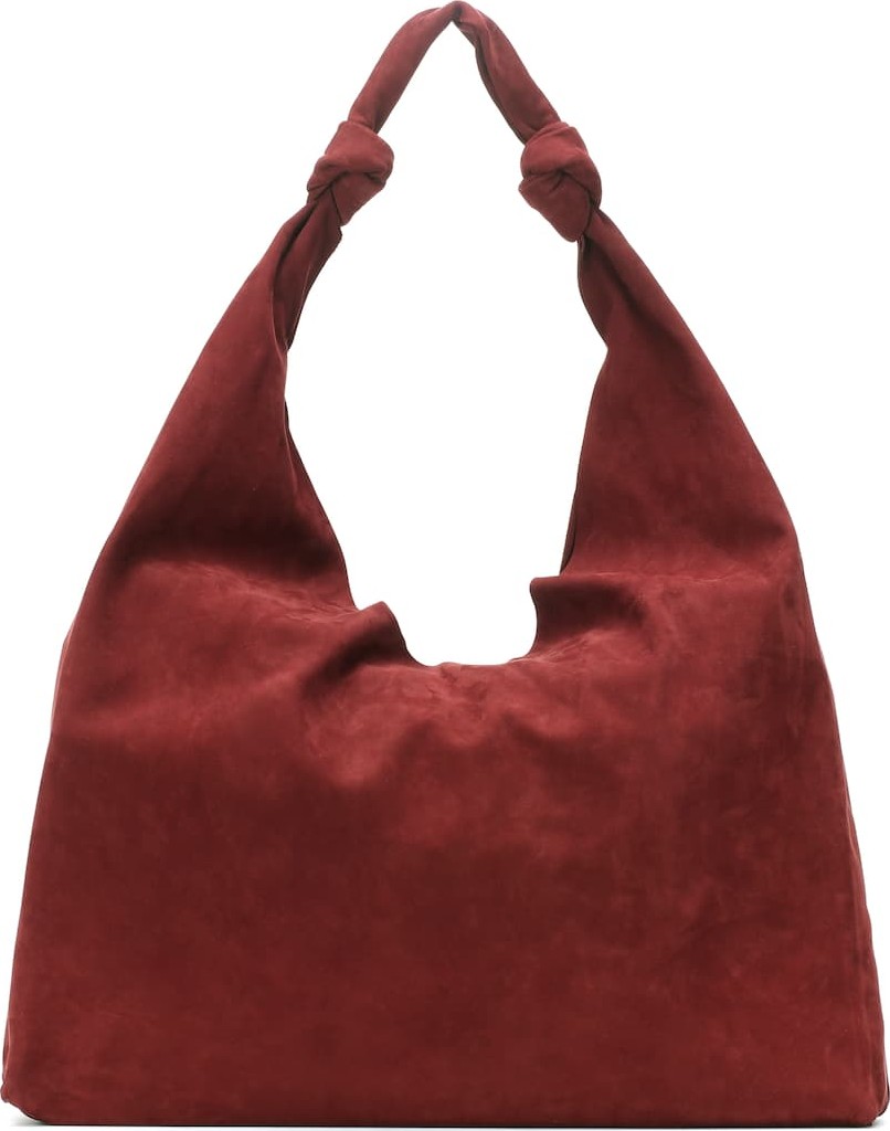 THE ROW Bindle suede shoulder bag