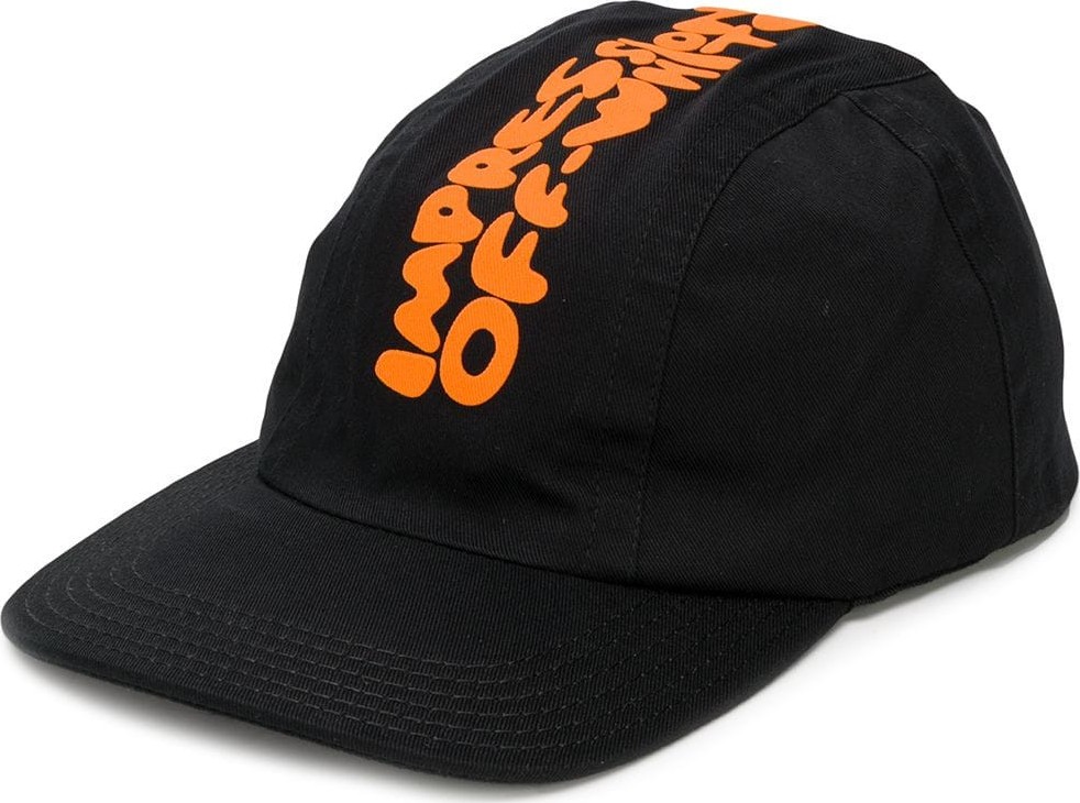 Off White impression printed cap