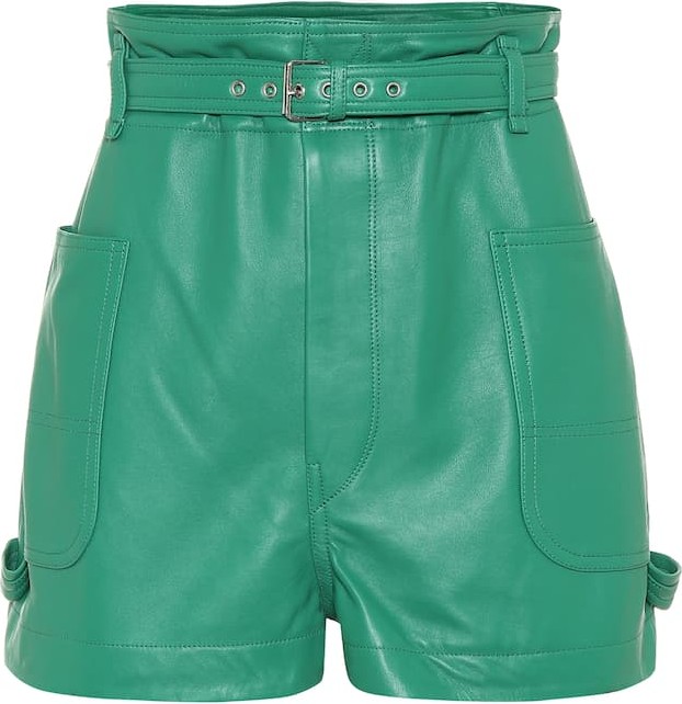 Isabel Marant Xike leather shorts
