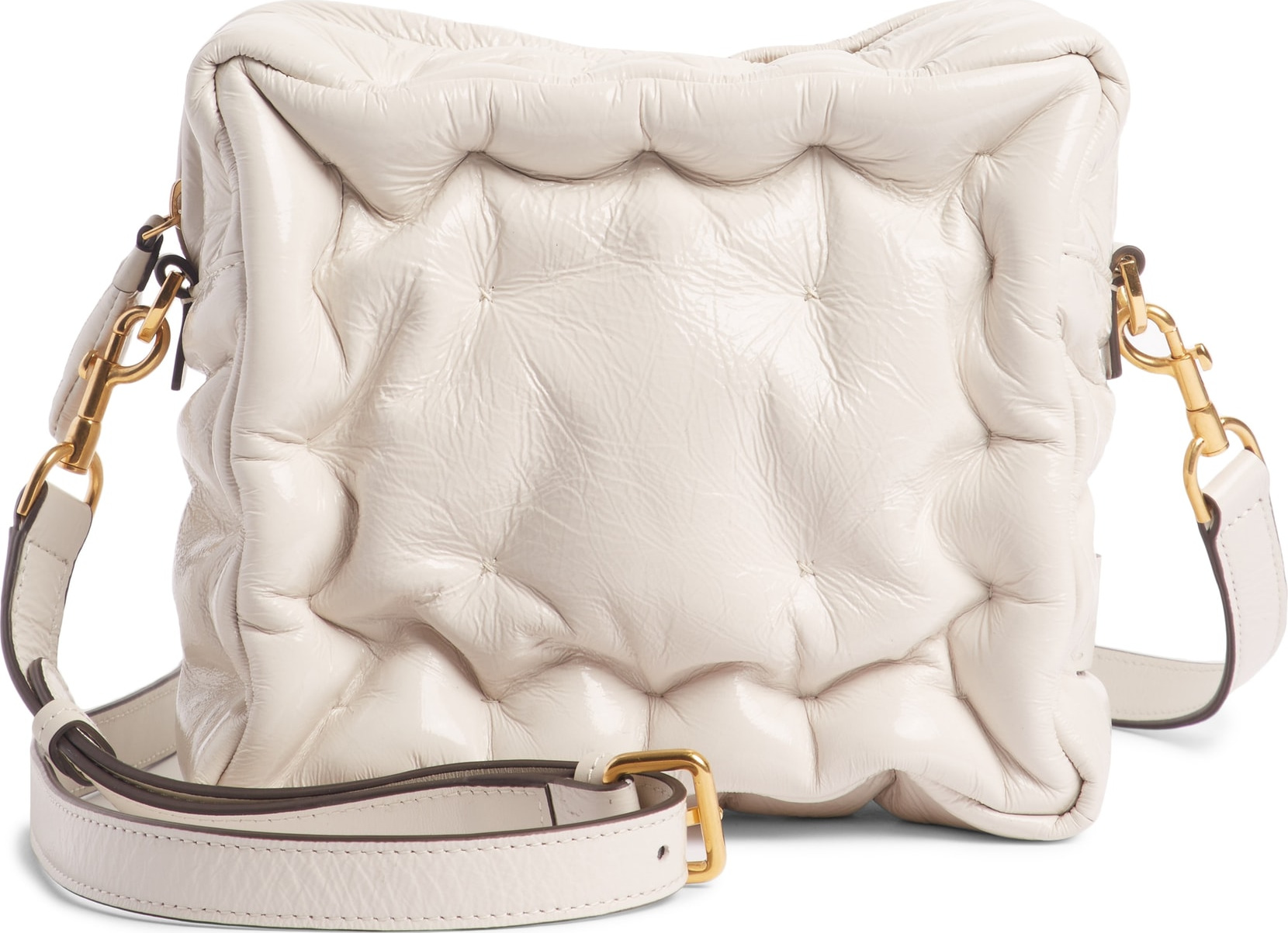 Anya Hindmarch Chubby Cube Lambskin Leather Crossbody Bag