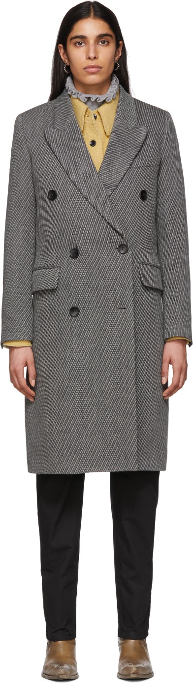 Isabel Marant Grey Harry Coat