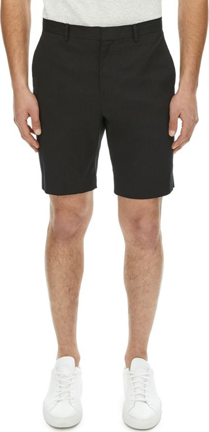 Theory Zaine Urban Stretch-Linen Shorts
