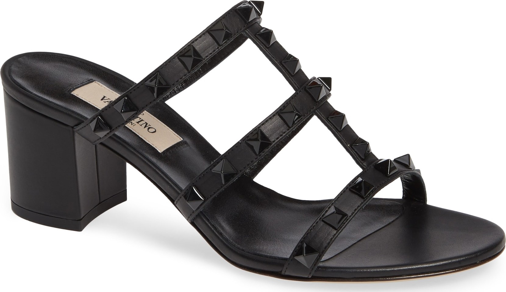 Valentino Rockstud Slide Sandal