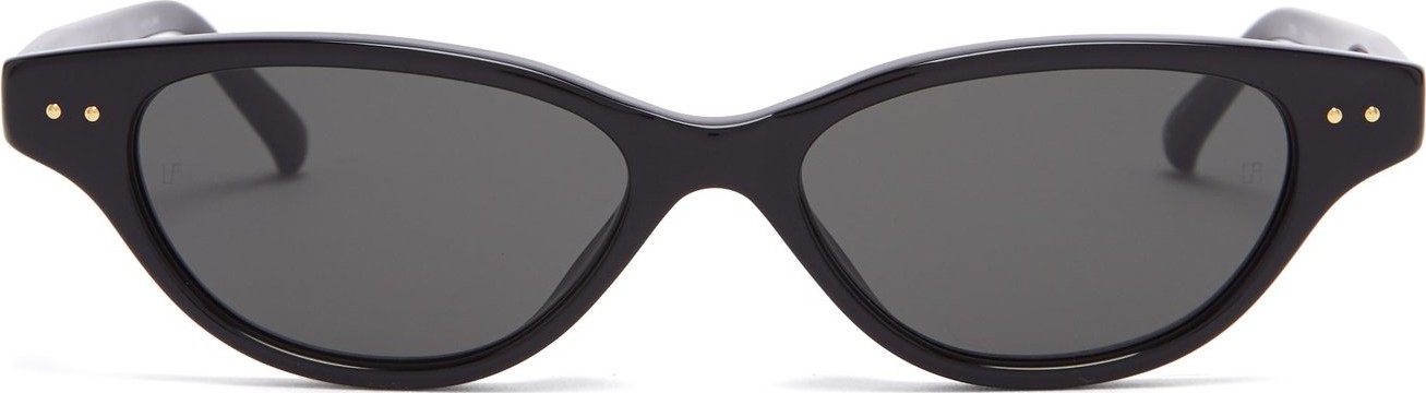 Linda Farrow Cat-eye acetate sunglasses