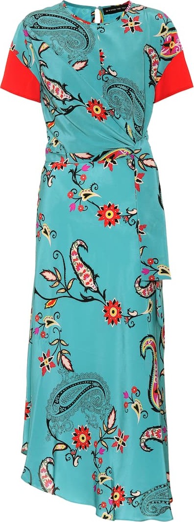 Etro Printed silk dress