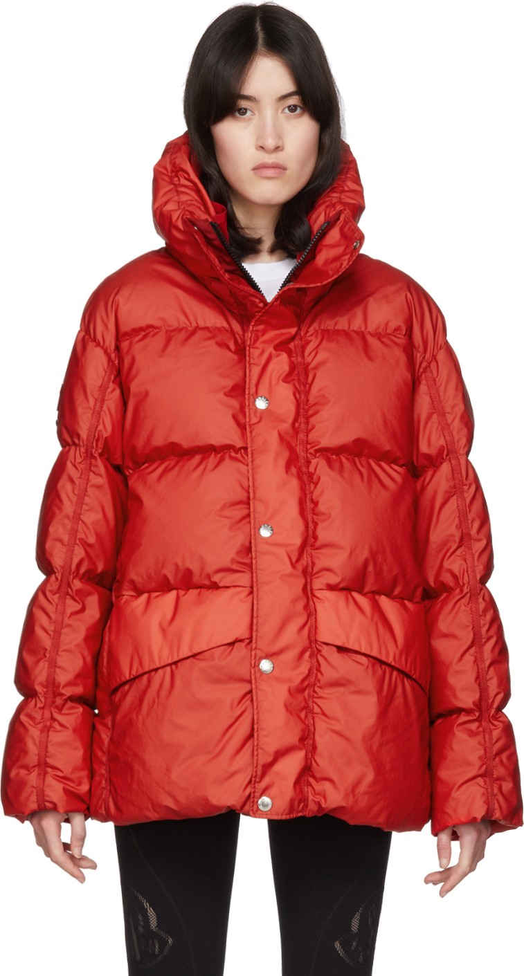 Moncler Genius SSENSE Exclusive 6 Moncler 1017 Alyx 9SM Red Down Eris Jacket