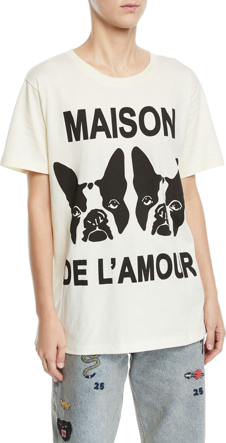 Gucci Orso & Bosco Short-Sleeve T-Shirt