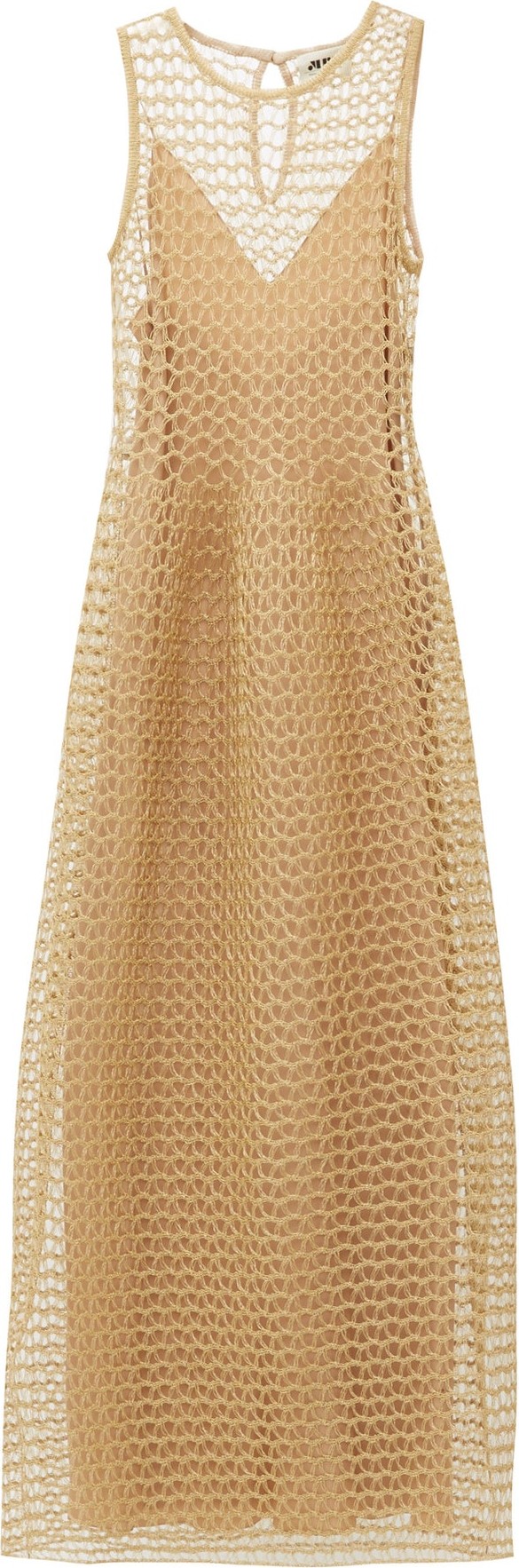 Maison Rabih Kayrouz Metallic open-knit gown