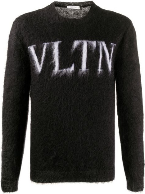 Valentino - VLTN brushed knitted jumper