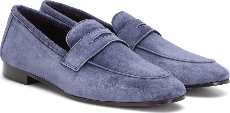 Bougeotte Flaneur suede loafers