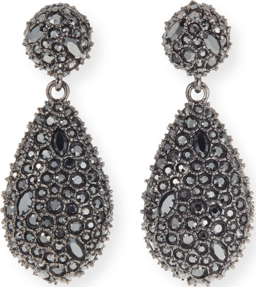 Alexis Bittar Crystal Encrusted Dangle Post Earrings
