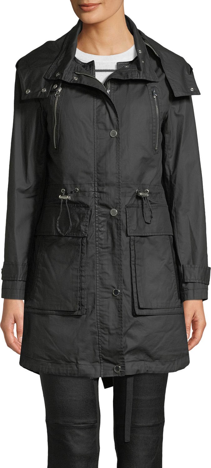 Derek Lam 10 Crosby 3-in-1 Anorak w/ Detachable Vest & Hood