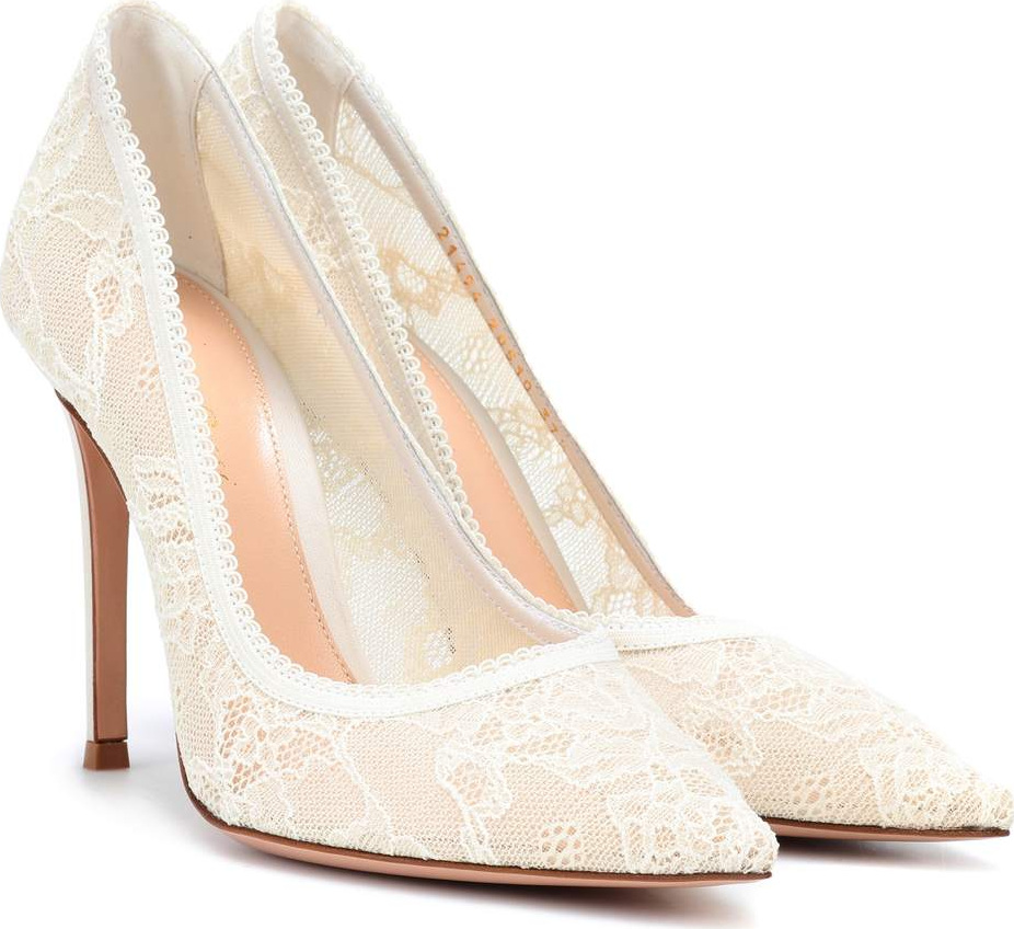 Gianvito Rossi Liliane lace pumps