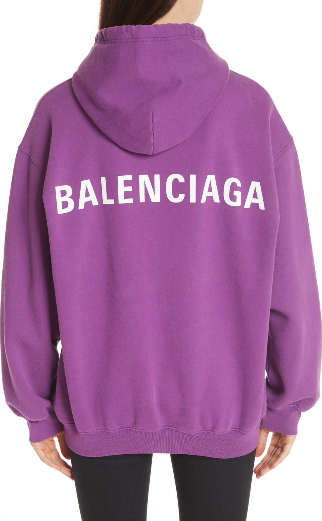 Balenciaga Logo Back Hoodie