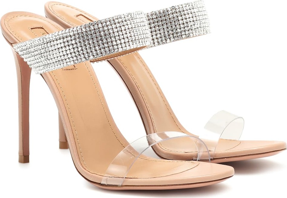 Aquazzura Spritz 105 embellished sandals