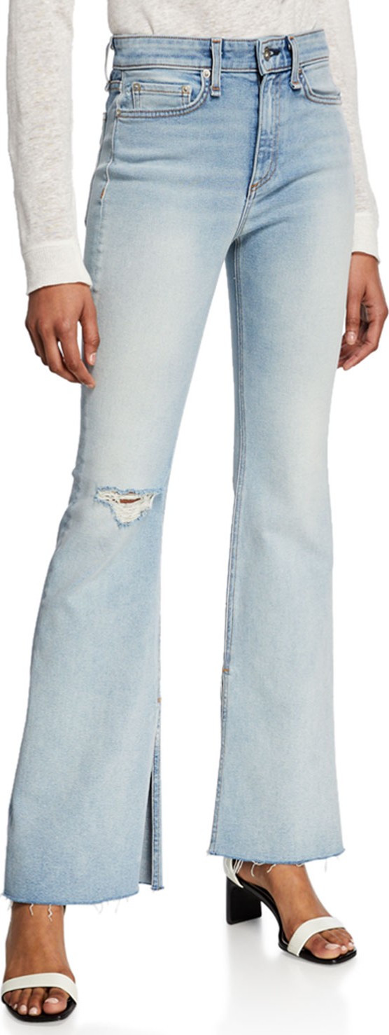 Rag & Bone Nina High-Rise Flare Jeans