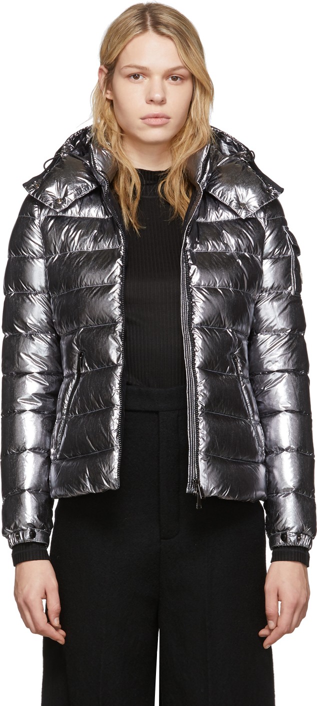 Moncler Silver Down Bady Jacket