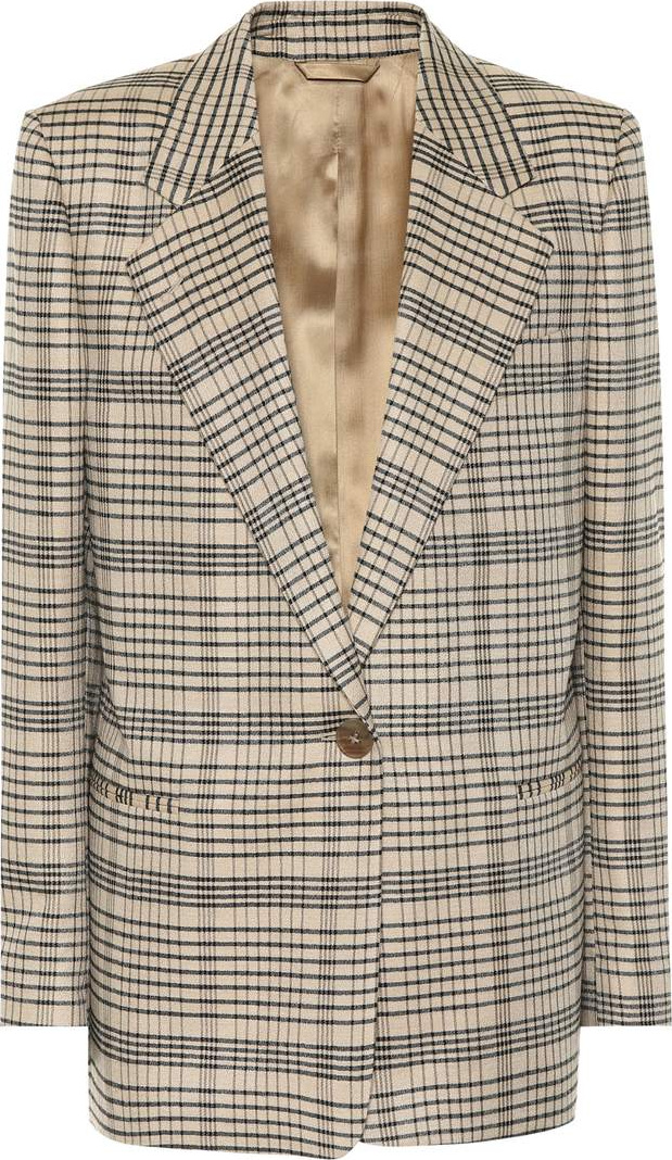Acne Studios Checked wool-blend blazer