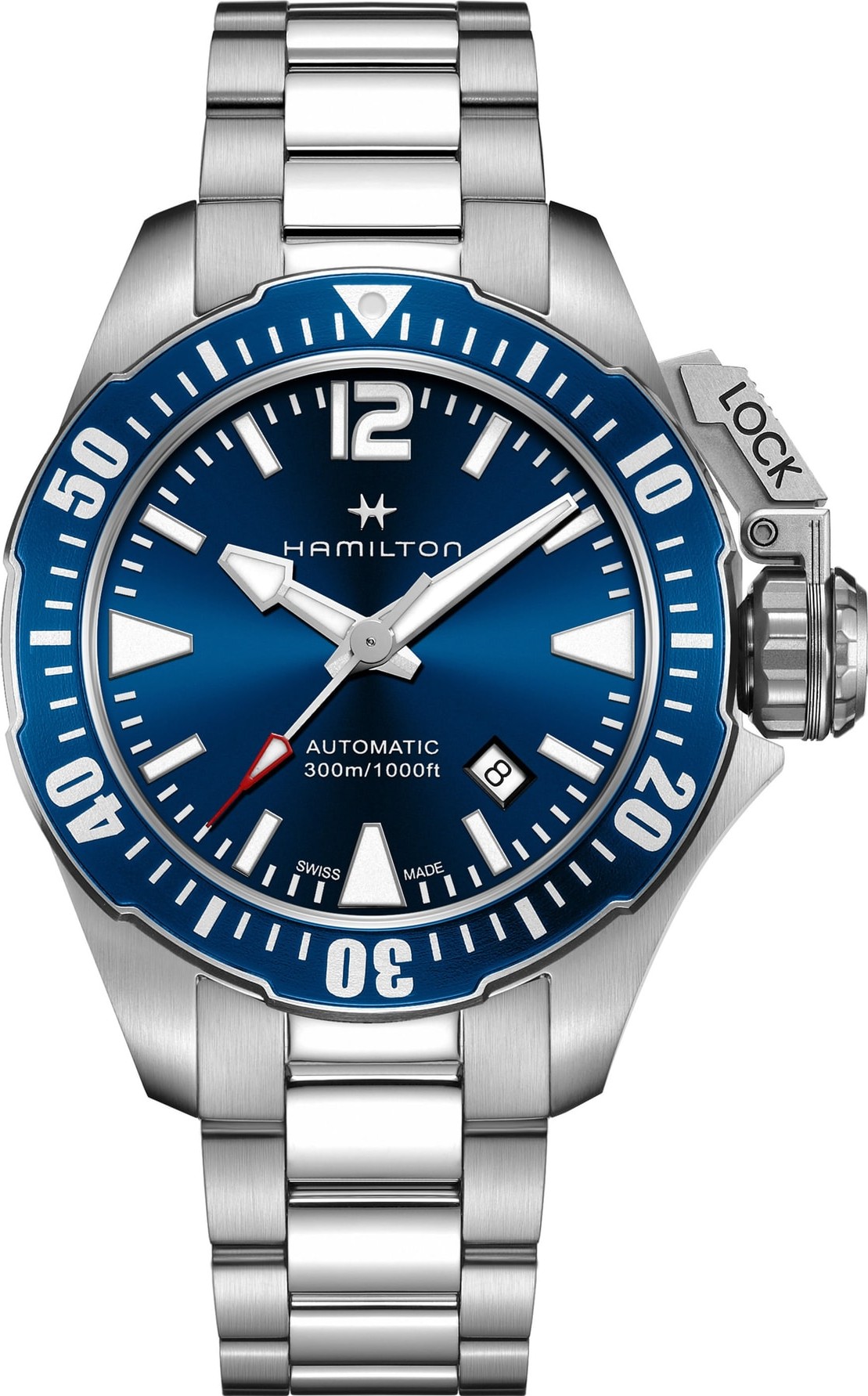 Hamilton Khaki Navy Frogman Automatic Bracelet Watch, 42mm