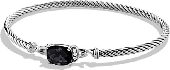 David Yurman Petite Wheaton Bracelet with Diamonds