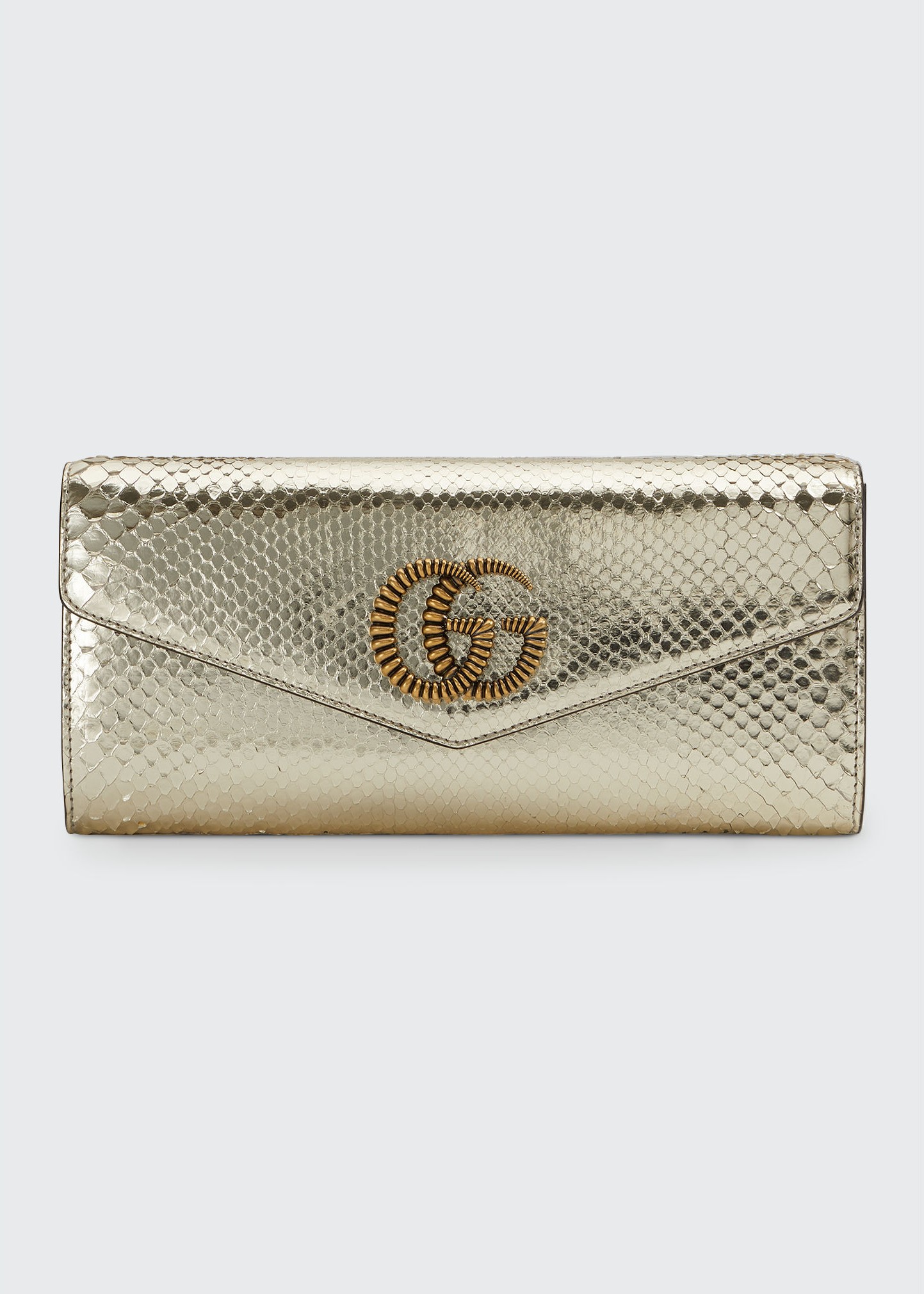 Gucci Broadway Evening Python Clutch Bag