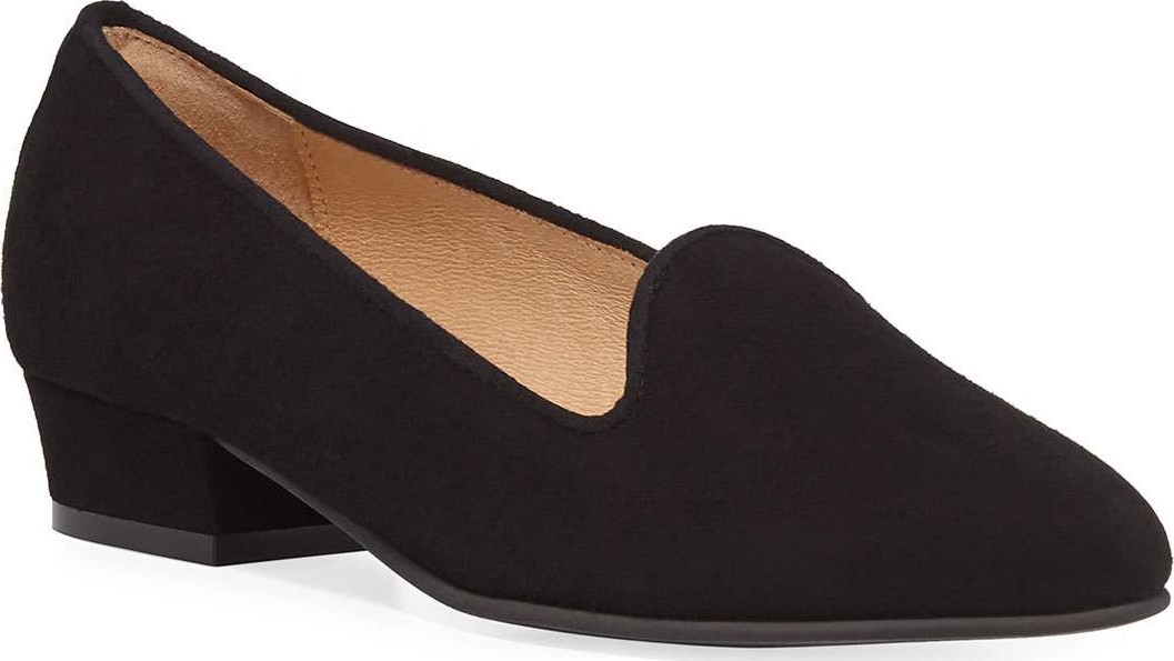 Sesto Meucci Ariele Chunky-Heel Loafer, Black