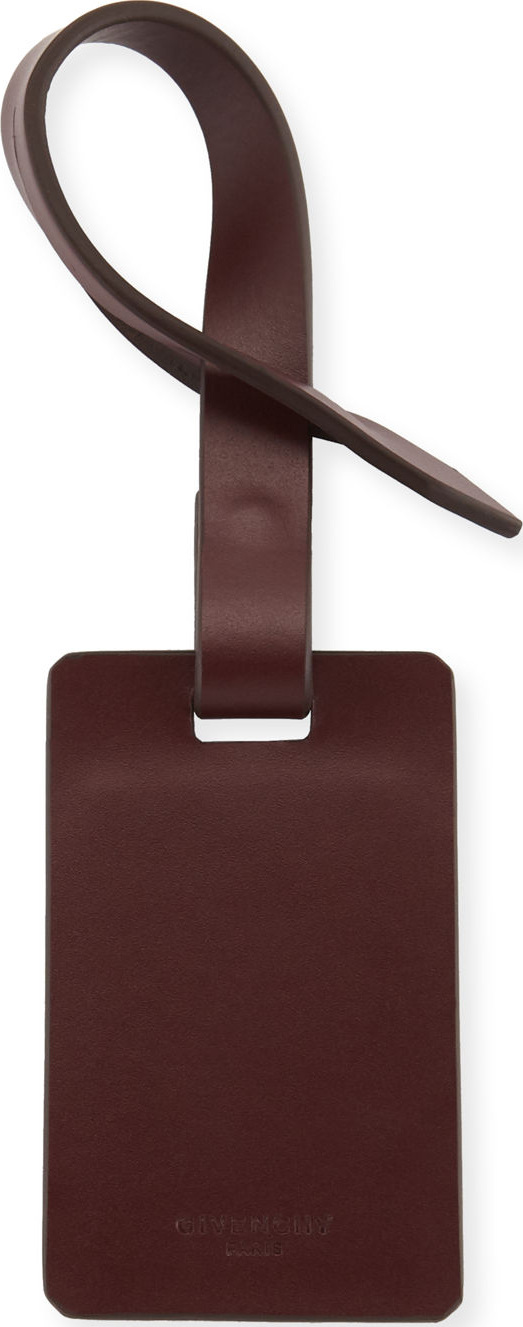 Givenchy Horizon Smooth Leather Luggage Tag