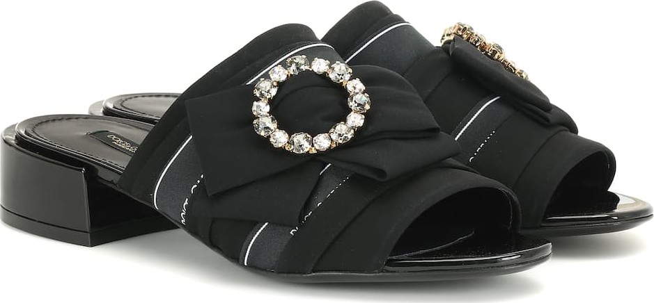 Dolce & Gabbana Crystal-embellished sandals
