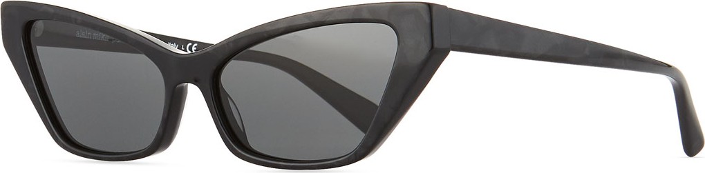 Alain Mikli Le Matin Acetate Cutoff Cat-Eye Sunglasses