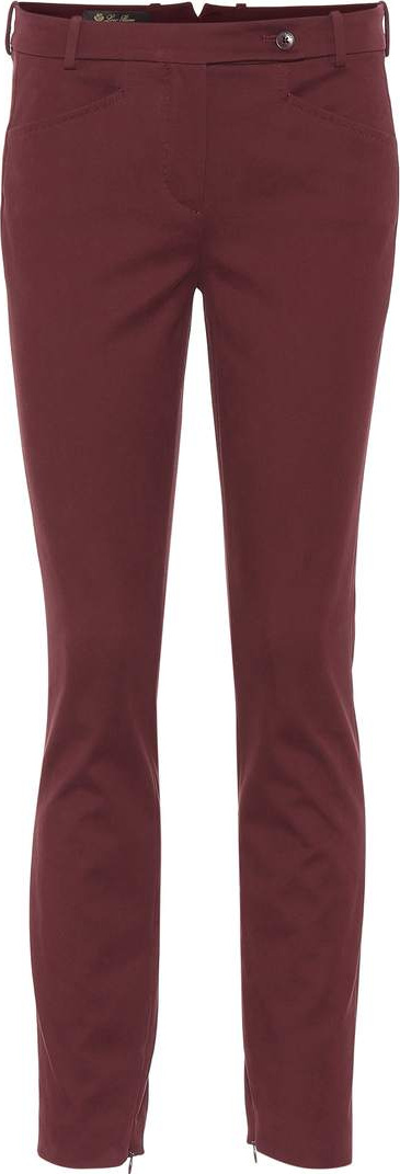 Loro Piana Stretch-cotton skinny pants