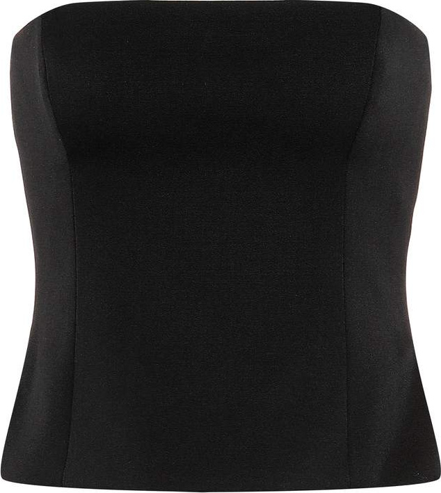 Versace Wool-blend bustier top