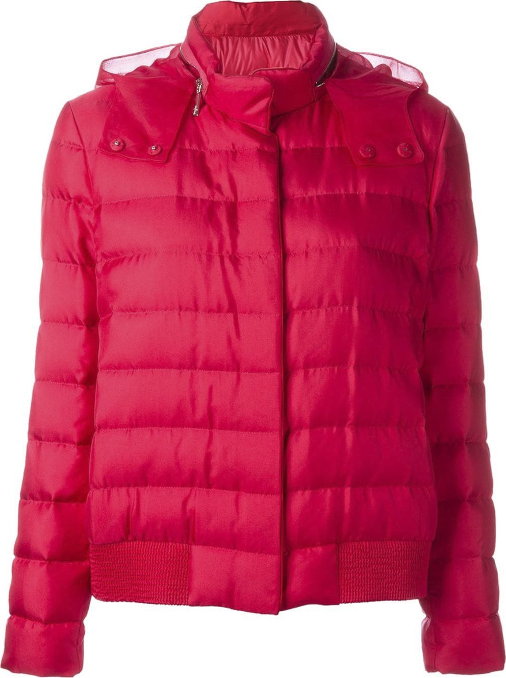 Moncler organza hood puffer jacket