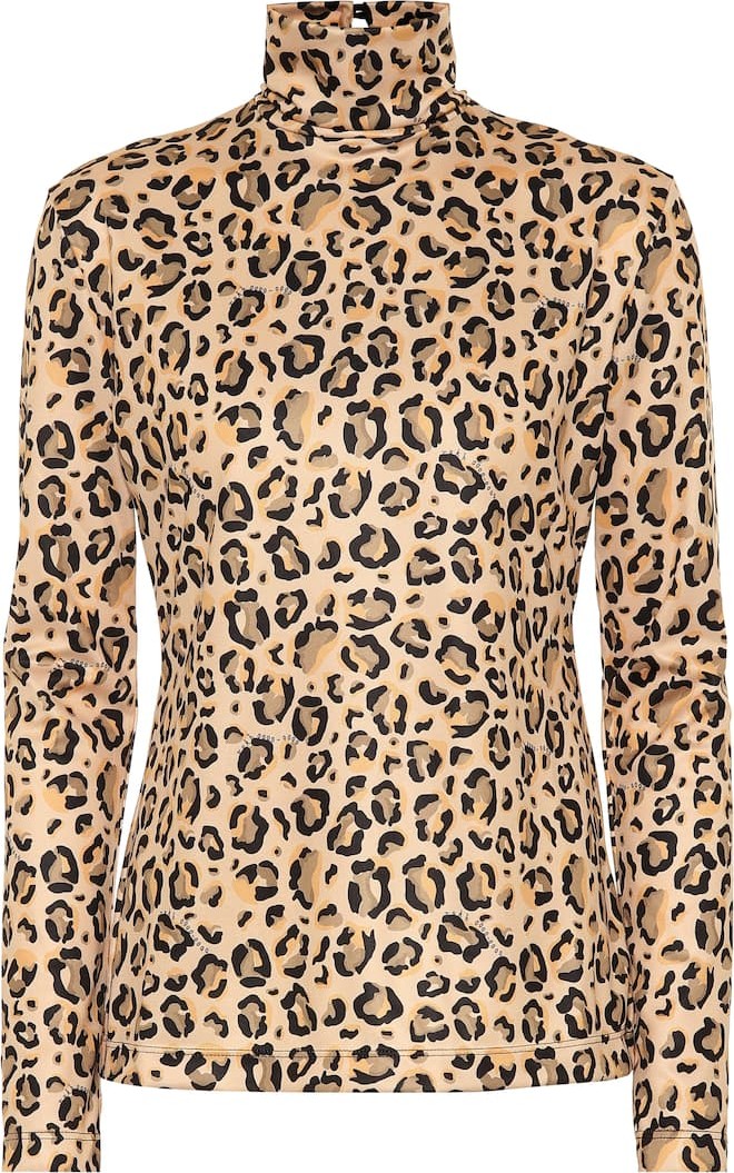 Rokh Leopard-printed top