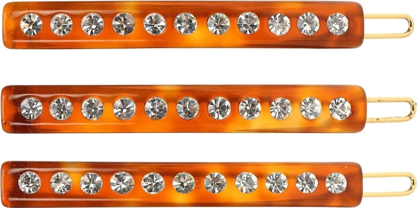 Lele Sadoughi Exclusive to Mytheresa – set of crystal-embellished barrettes