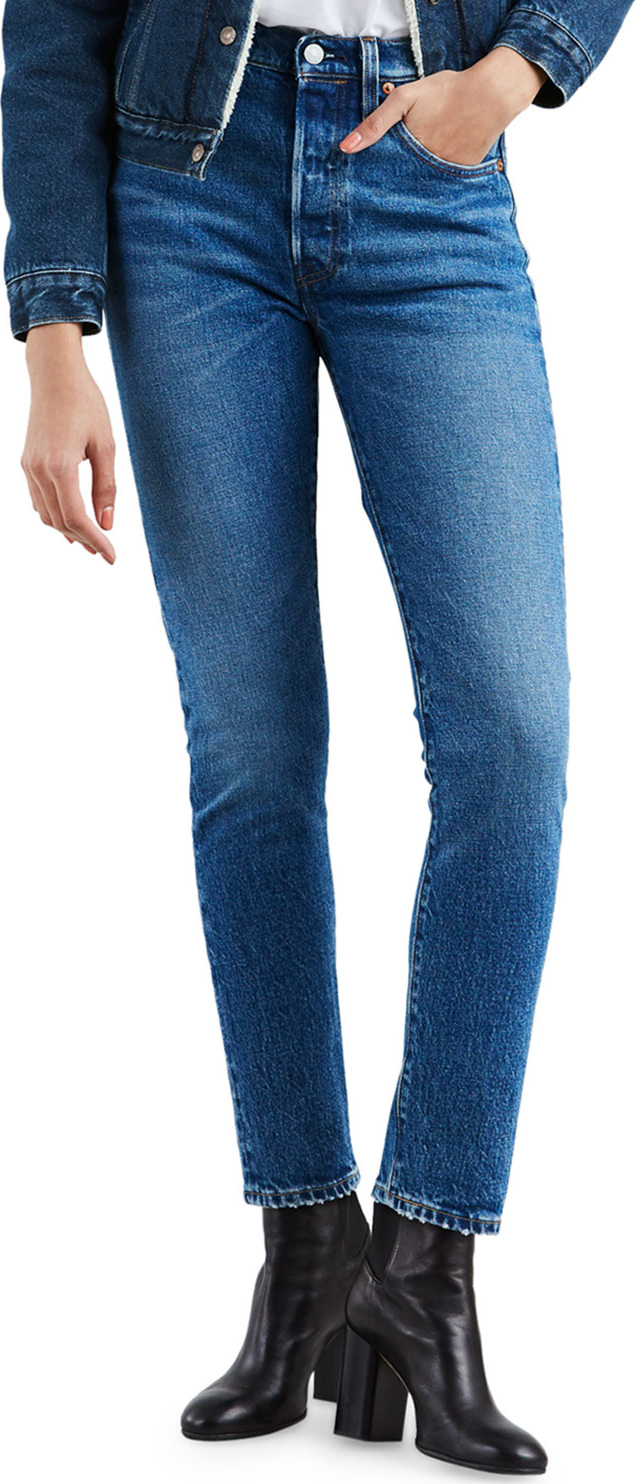 LEVI’S 501 High-Rise Ankle Skinny Jeans