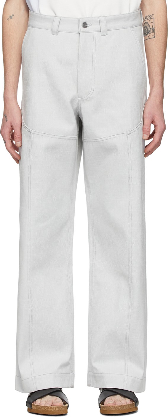 Jacquemus Off-White 'Le Pantalon Terraio' Trousers