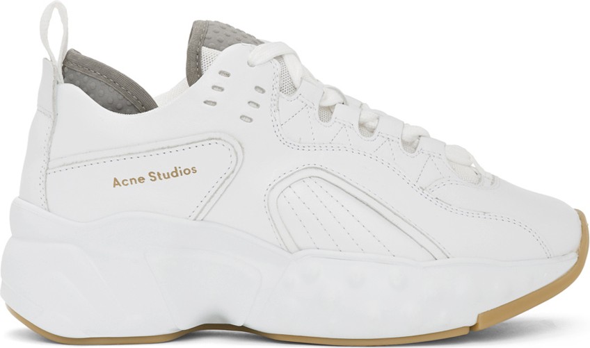 Acne Studios SSENSE Exclusive White Manhattan Sneakers