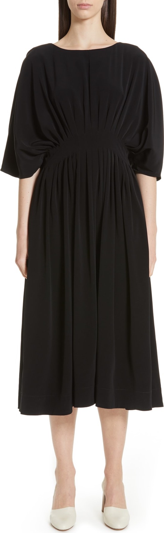 Co Gathered Waist Dress