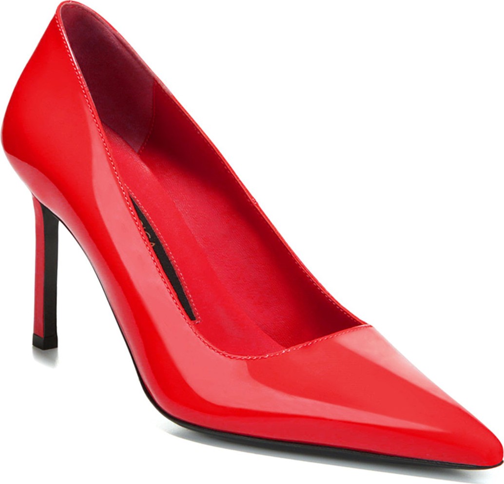 Via Spiga Nikole Shiny Pointed Pumps