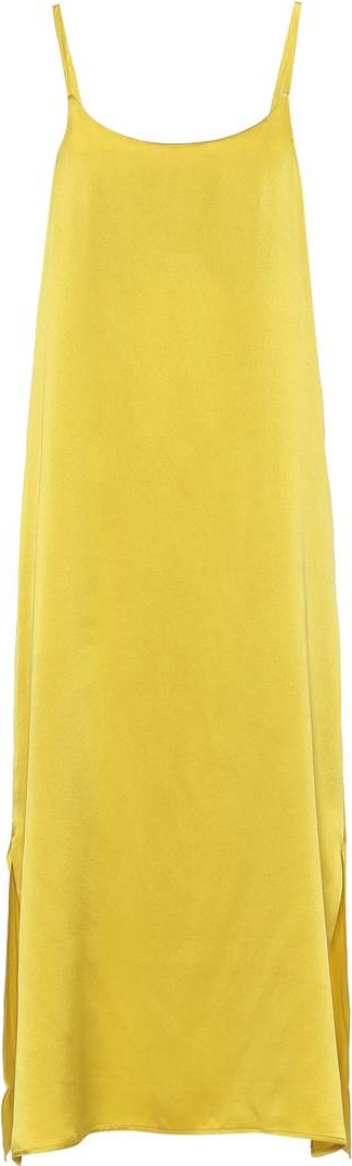 Asceno Long silk slip dress