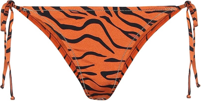 Reina Olga Love tiger-print bikini bottoms